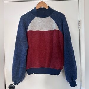 Prana Mock-neck Sweater/Sweatshirt Long Sleeve Top